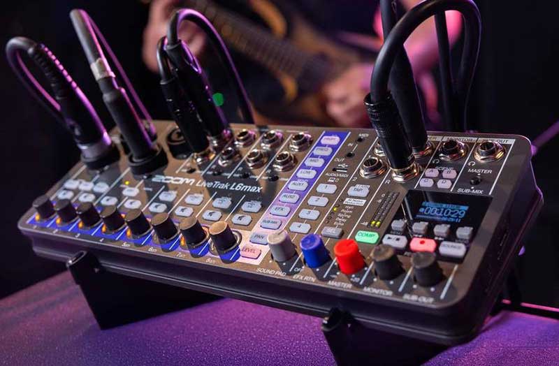 Zoom LiveTrak L6max 數(shù)字調音臺